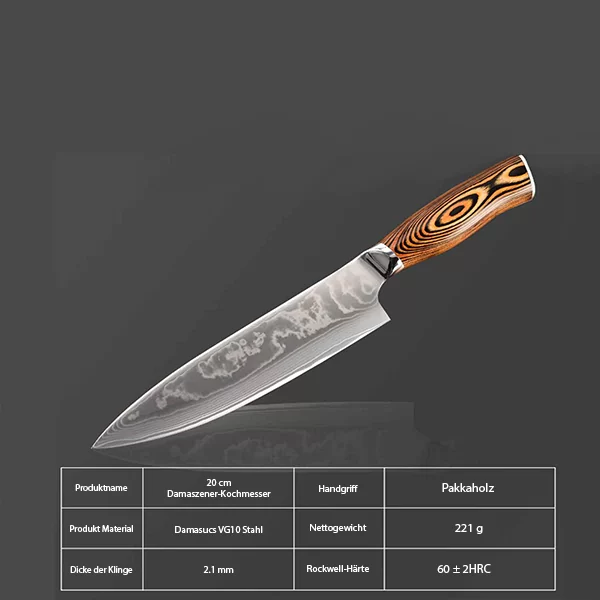 V10 62 Lagen Edelstahl-Klinge – Bild 6